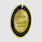 21ème anniversaire de Mariage en laiton (devant)