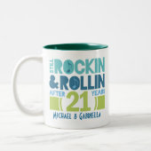 21ème Cadeau de tasse personnalisé par (Gauche)