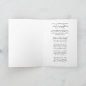 21ème CARTE DE VOEUX de FILS (Intérieur)