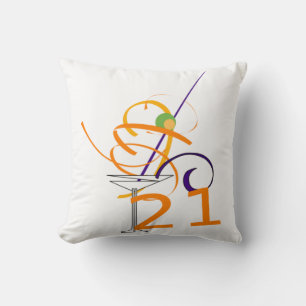 21ème Cocktail Cadeau Coussin