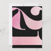 21èmes invitations d'anniversaire de parties (Dos)