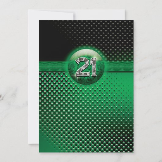 21èmes invitations de fête d'anniversaire - (Devant)