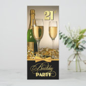 21èmes invitations élégantes de fête (Debout devant)