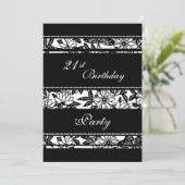 21èmes invitations noires et blanches de fête (Debout devant)