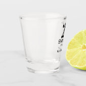 21st birthday bold letter name date simple man boy shot glas (Links)