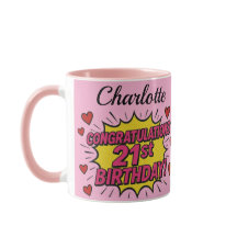 21st birthday coffee Mug