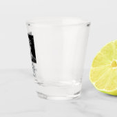 21st Birthday Twenty One Photo Trendy Script  Shot Glas (Rechts)