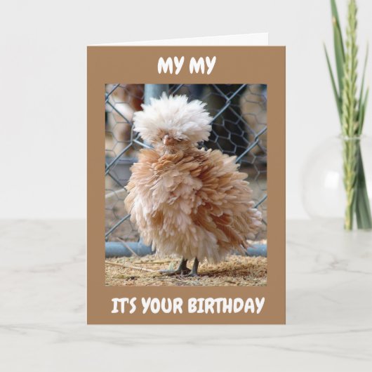 **21st** BIRTHDAY WISH VAN COOL CHICKEN Kaart (Voorkant)