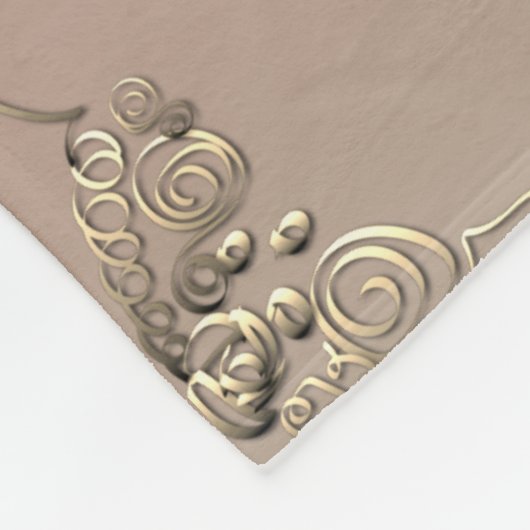 21ste bruiloft Jubileum Brass en Iolite Fleece (Hoek)