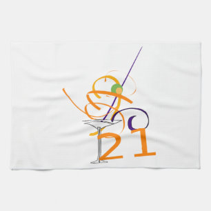 21STE cocktail vieren Theedoek