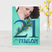 21ste de sjabloonKaarten van de Verjaardag Kaart (Gele Bloem)