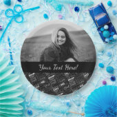 21ste gepersonaliseerd monogram van de Fun-partij Papieren Bordje (Feest)