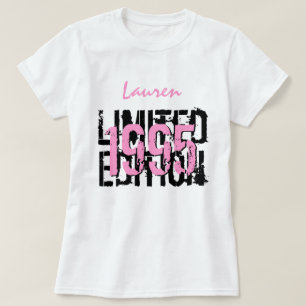 21ste of eender welk jaar Verjaardag 1995 Beperkte T-shirt