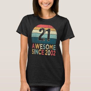 21ste  retro 21 jaar oud Geweldige S T-shirt