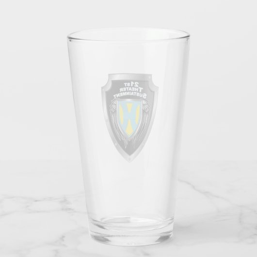 21ste Theater Sustainment Command Shield Glas (Achterkant)