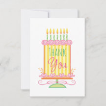 21ste Verjaardag Dank u Cake Cadeau