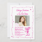 21ste verjaardag foto Espresso Martini Kaart (Voorkant)