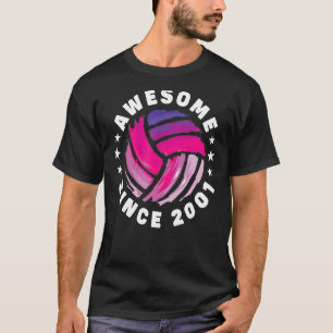 21ste verjaardag Geweldige sinds 2001 21 jaar oud T-shirt