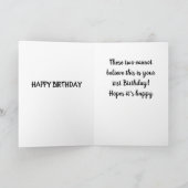 *21ste VERJAARDAG* HUMOR VAN DE HONDEN! Kaart (Binnen)