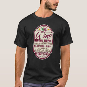 21ste verjaardag I Etikettering wijndecanter I Win T-shirt