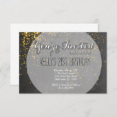 21ste verjaardag kaart (Voorkant / Achterkant)