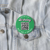 21ste verjaardag Koop me een Drink QR Code Button (In situ)
