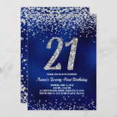 21ste verjaardag na de bevalling kaart (Voorkant / Achterkant)
