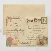 21ste verjaardag, , oude briefkaart stijl (Voorkant / Achterkant)