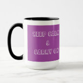 21ste verjaardag (Paars) Mok (Links)