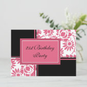 21ste verjaardag van de Floral Kaart (Staand voorkant)