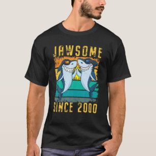 21ste verjaardag van de haai 21 jaar oud Jawsome s T-shirt