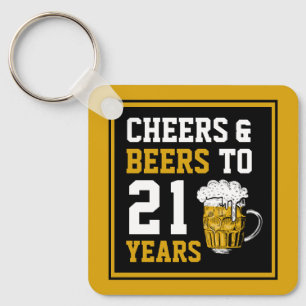 21ste verjaardag van de kaasmakerij en de biersect sleutelhanger