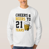 21ste verjaardag van de kaasmakerij en de biersect t-shirt (Voorkant)