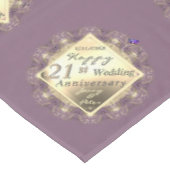 21ste weddenschap Jubileum Brass & Iolite Tafelkleed (Gekanteld)