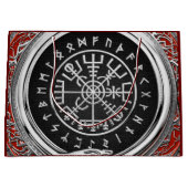 [220] Vegvisir - Viking Silver Magic Runass Groot Cadeauzakje (Voorkant)
