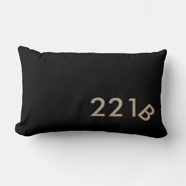 221 B. Baker Street Pillow Kussen (Voorkant)
