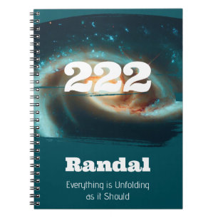 222 Angel Numbers Galaxy Alignment Hoge Vibes Notitieboek