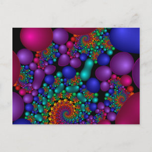 222 Fractal Briefkaart