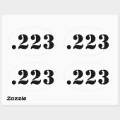 .223 OVALE STICKER (Vel)