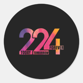 224 RONDE STICKER