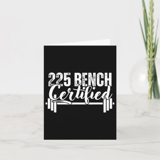 225 lbs bankgecertificeerd kaart (Voorkant)