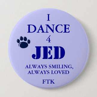 228MG0570, 4, JED, I, DANCE, ALTIJD SMILING, A... RONDE BUTTON 4,0 CM