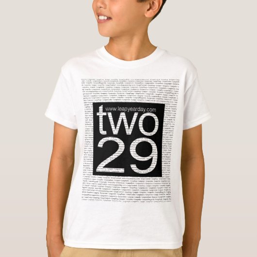 229 Leap Year Kinder T-Shirt (Voorkant)