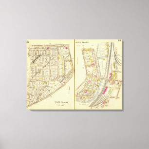 22-23 Witte vlekken Canvas Afdruk