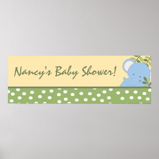 22,5-inch x7,5-inch gepersonaliseerd bannersafari- poster (Voorkant)