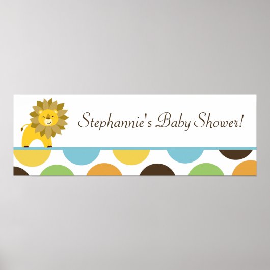 22,5 x 7,5-inch gepersonaliseerde banner Oerwoud K Poster (Voorkant)