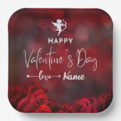 22,9 cm Vierkant papieren bordje (Voorkant)