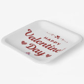 22,9 cm Vierkant papieren bordje (Gebogen)