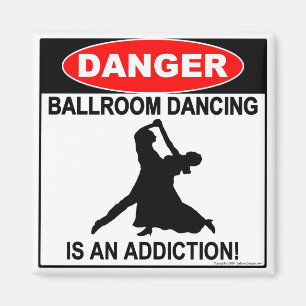 22 bis. Ballroom Addictions Magnet - Square Magneet