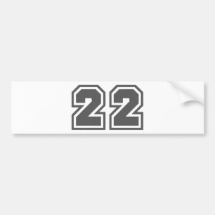 22 BUMPERSTICKER
